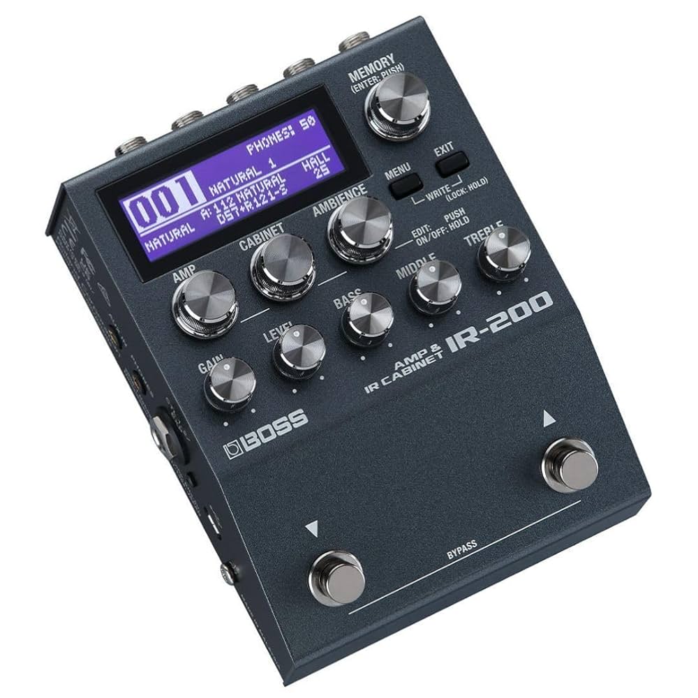 ギター BOSS IR-200 AMP & IR CABINET BOSS IR-200 Amp & IR Cabinet プリアンプ キャビネットIRペダル